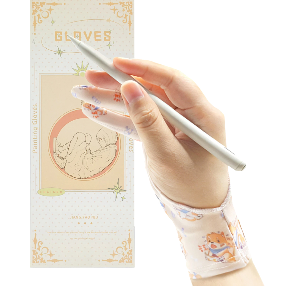 Smart Pen Digital - Трехслойные нескользящие перчатки для iPad/графических планшетов
