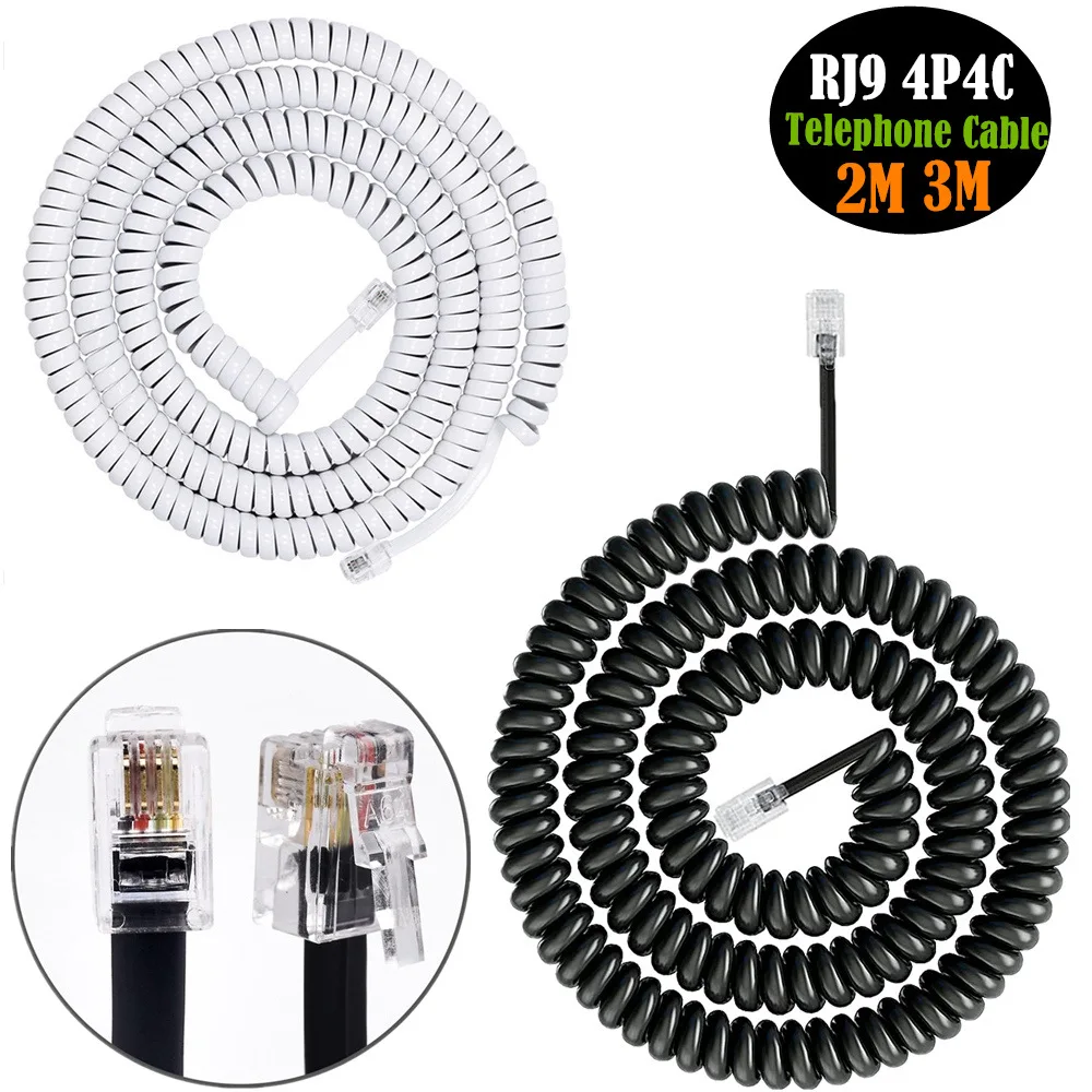 Electronics Gadgets Wholesale - Телефонный Шнур RJ9 4P4C, аксессуар для