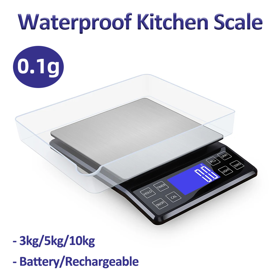 Kitchen Electronics Gadgets - Цифровые кухонные весы 0,1 г, высокая