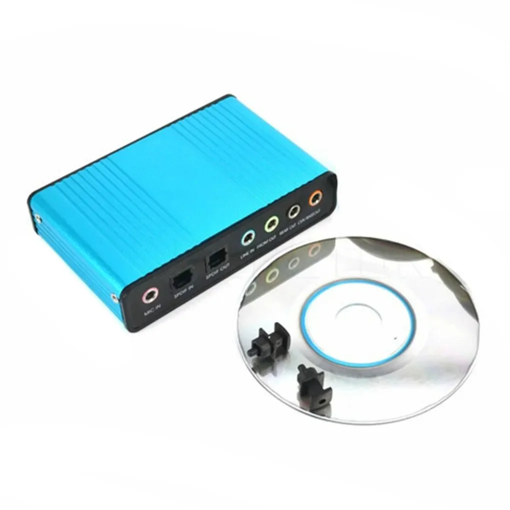 Usb Sound Card External - Звуковая карта USB 2.0, 6-канальная оптическая