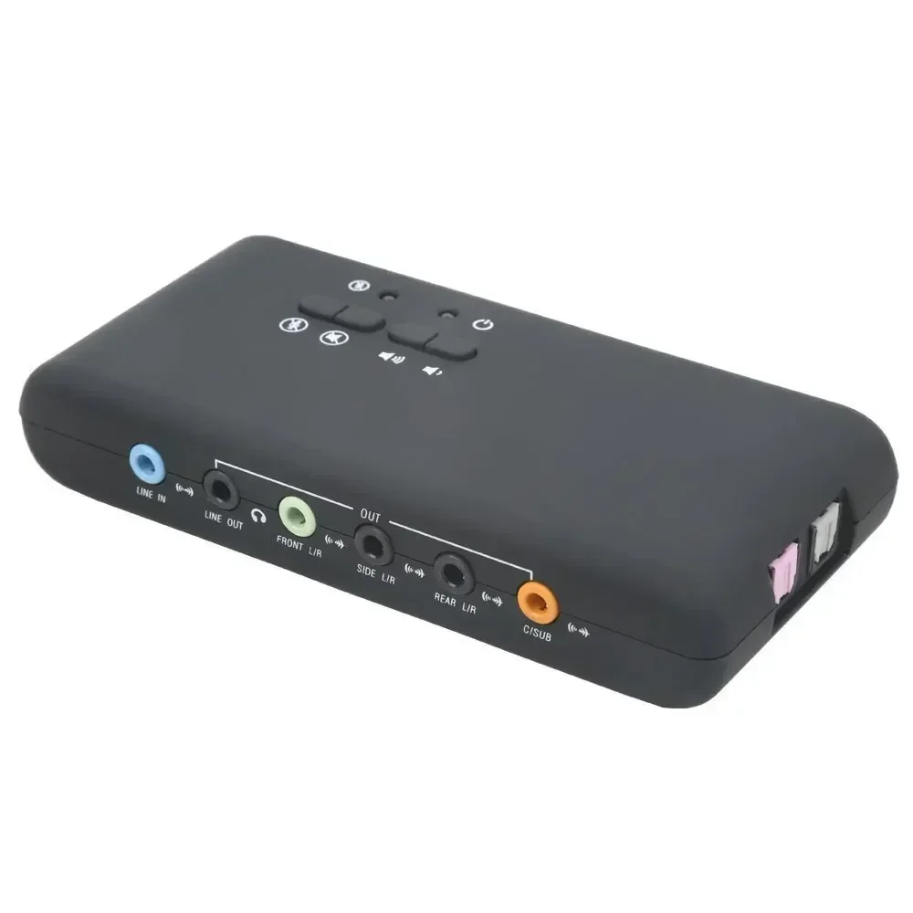 Usb Sound Card External - Профессиональная USB-звуковая карта с чипсетом CM6206,