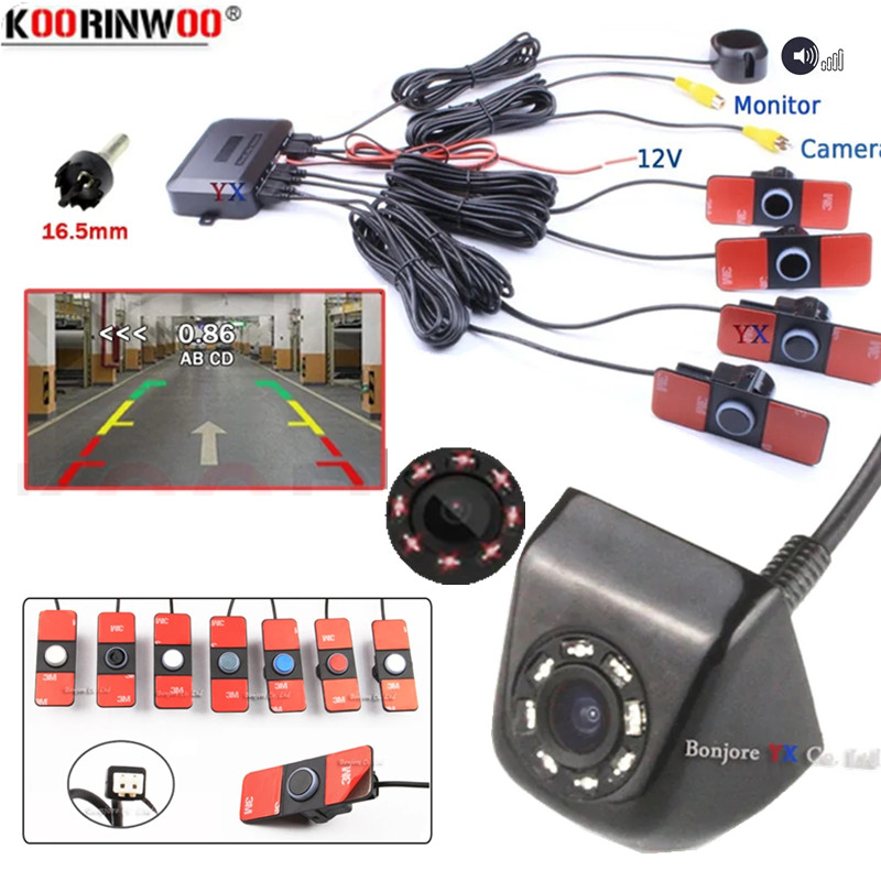 Electronics Gadgets Wholesale - Автомобильный парктроник 4, устройство обнаружения заднего