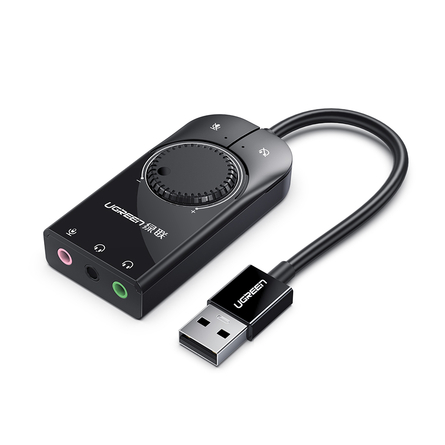 Usb Sound Card External - Звуковая карта UGREEN USB Внешняя звуковая