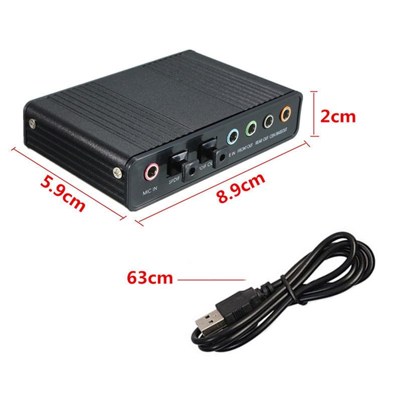 Оптическая звуковая карта USB  – обзор и цена Usb Sound Card External