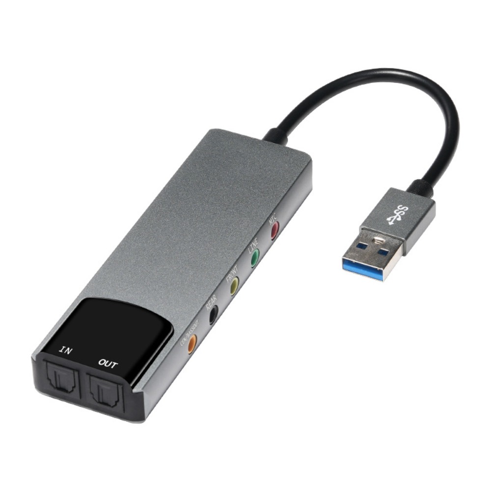 Новая USB-звуковая карта 7.1/5 – обзор и цена Usb Sound Card External