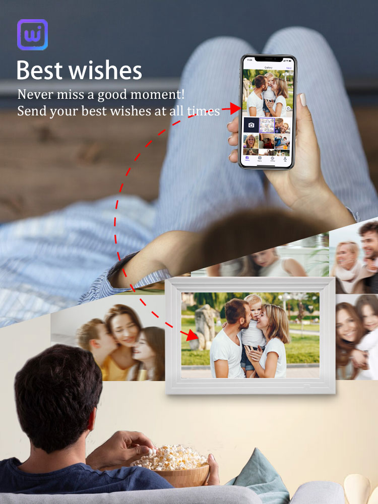 10,1-дюймовая цифровая фоторам – обзор и цена Digital Photo Frame Wifi