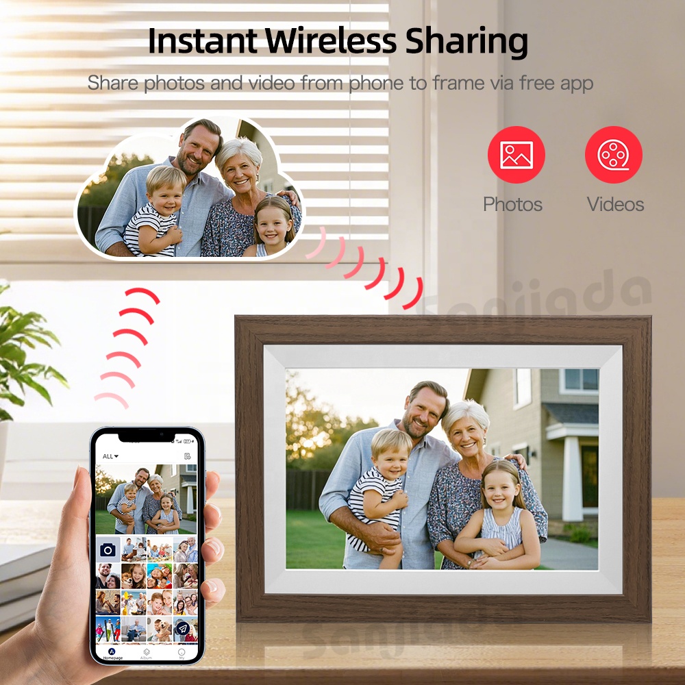 Цифровая фоторамка с Wi-Fi, 10 – обзор и цена Digital Photo Frame Wifi