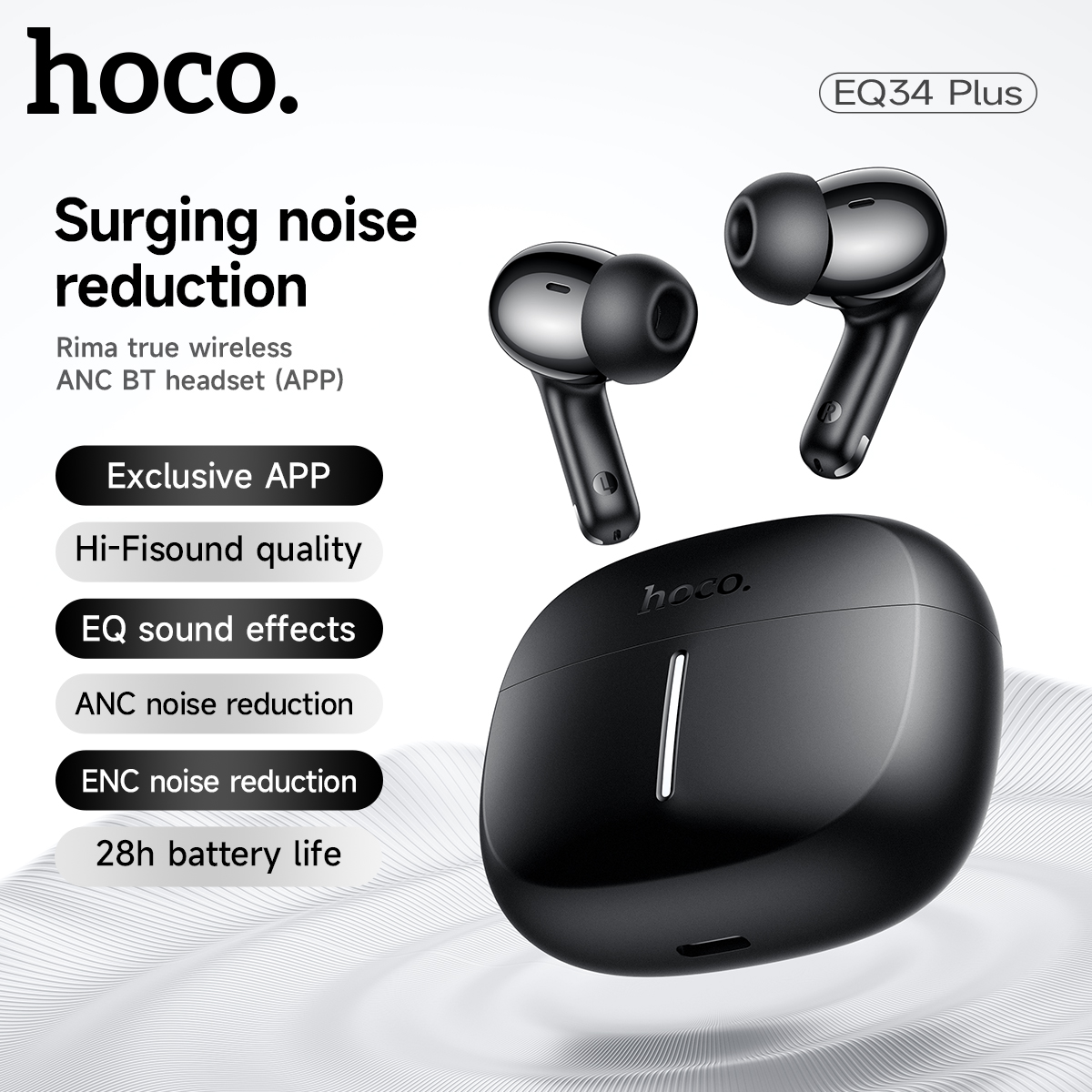 HOCO ANC Acitve Noise Reductio – обзор и цена Earbuds Anc Wireless