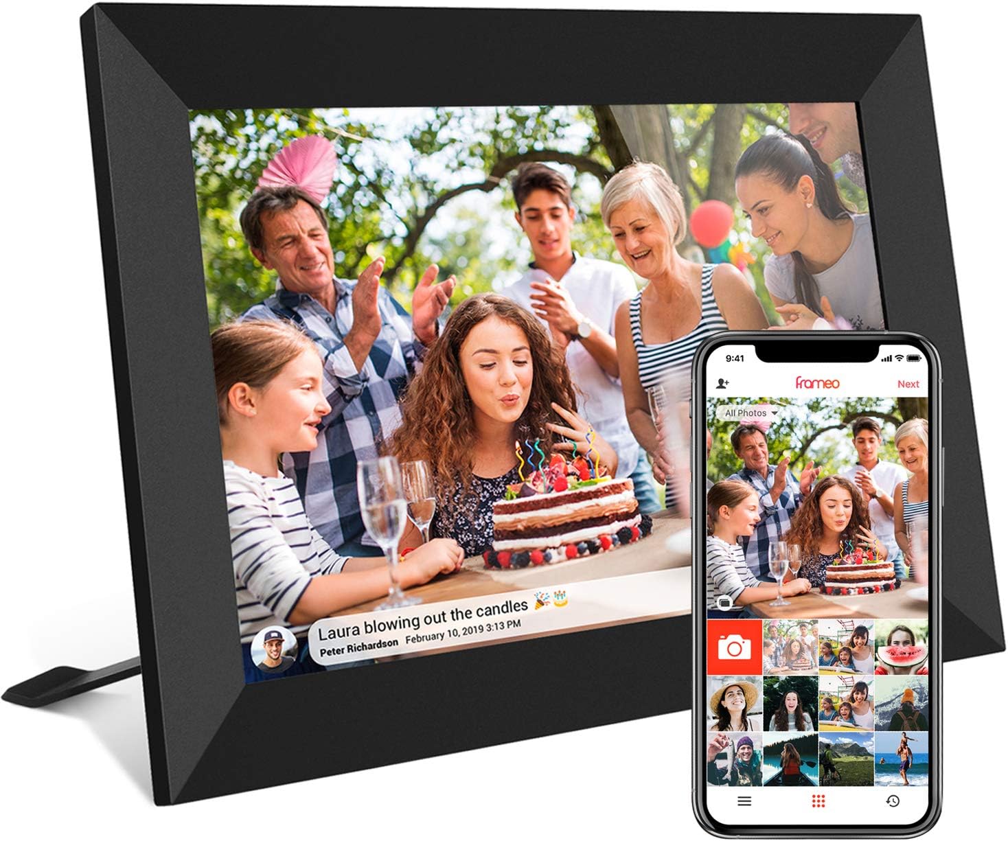 10,1-дюймовая цифровая фоторам – обзор и цена Digital Photo Frame Wifi