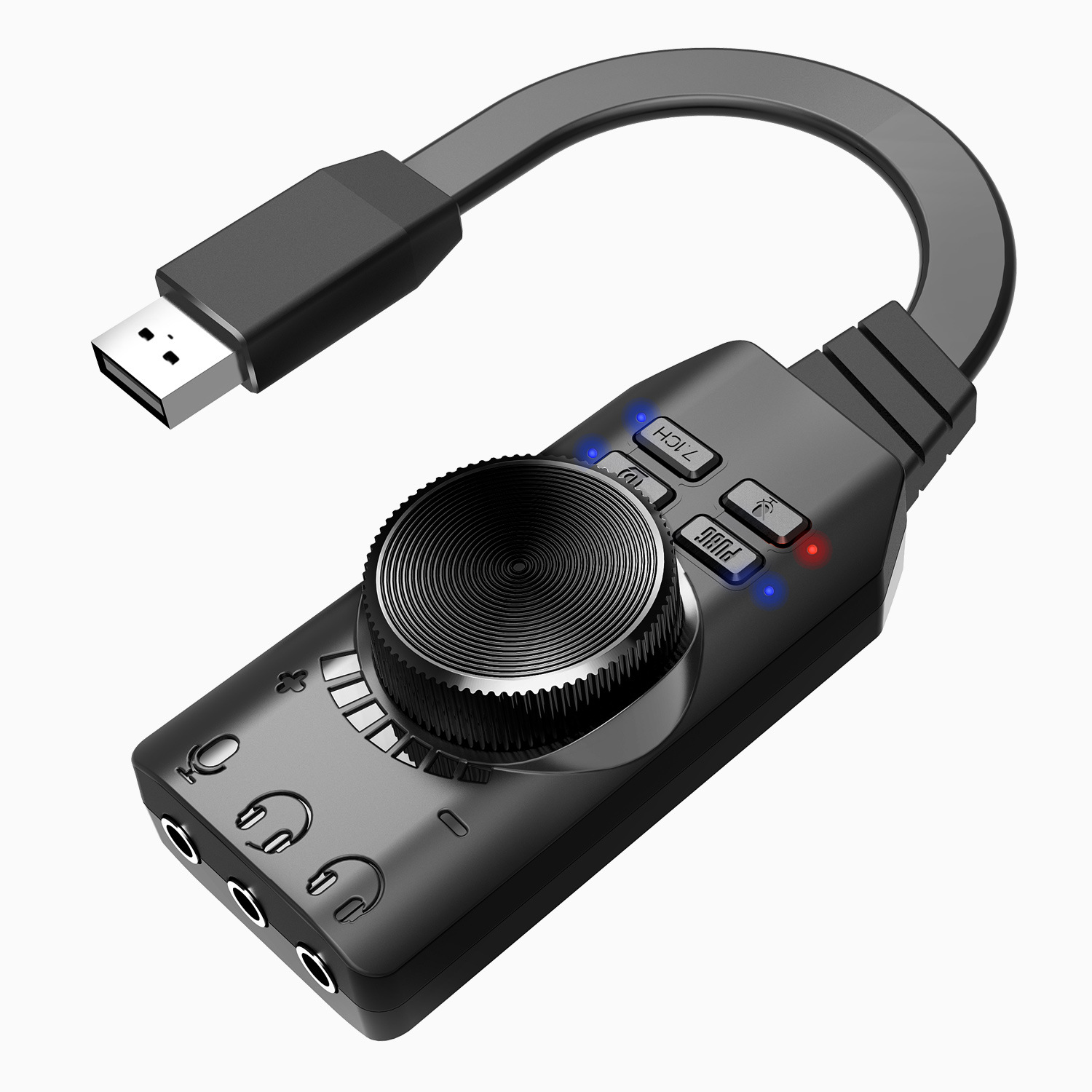Аудиоадаптер-конвертер GS3 7.1 – обзор и цена Usb Sound Card External
