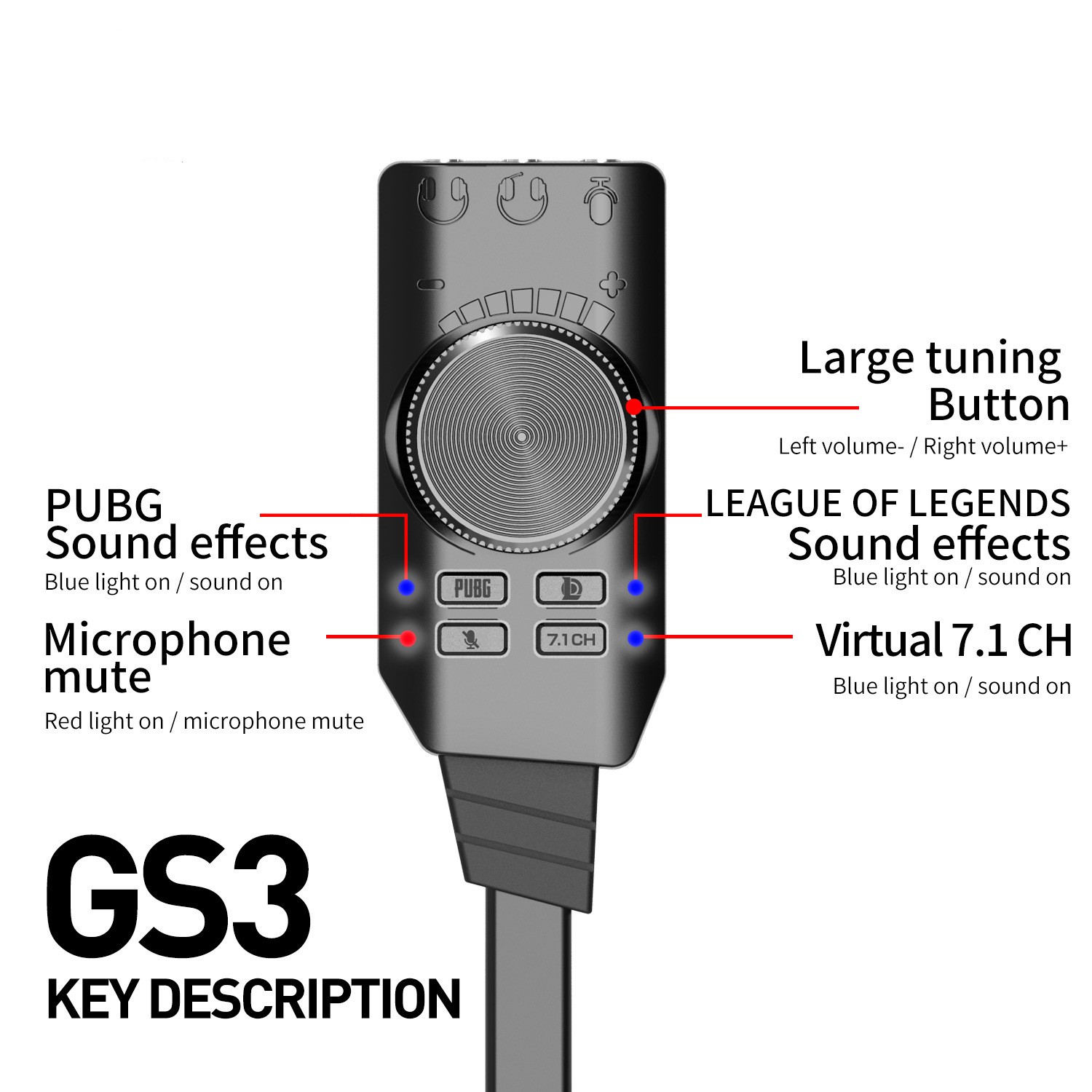 Аудиоадаптер-конвертер GS3 7.1 – обзор и цена Usb Sound Card External
