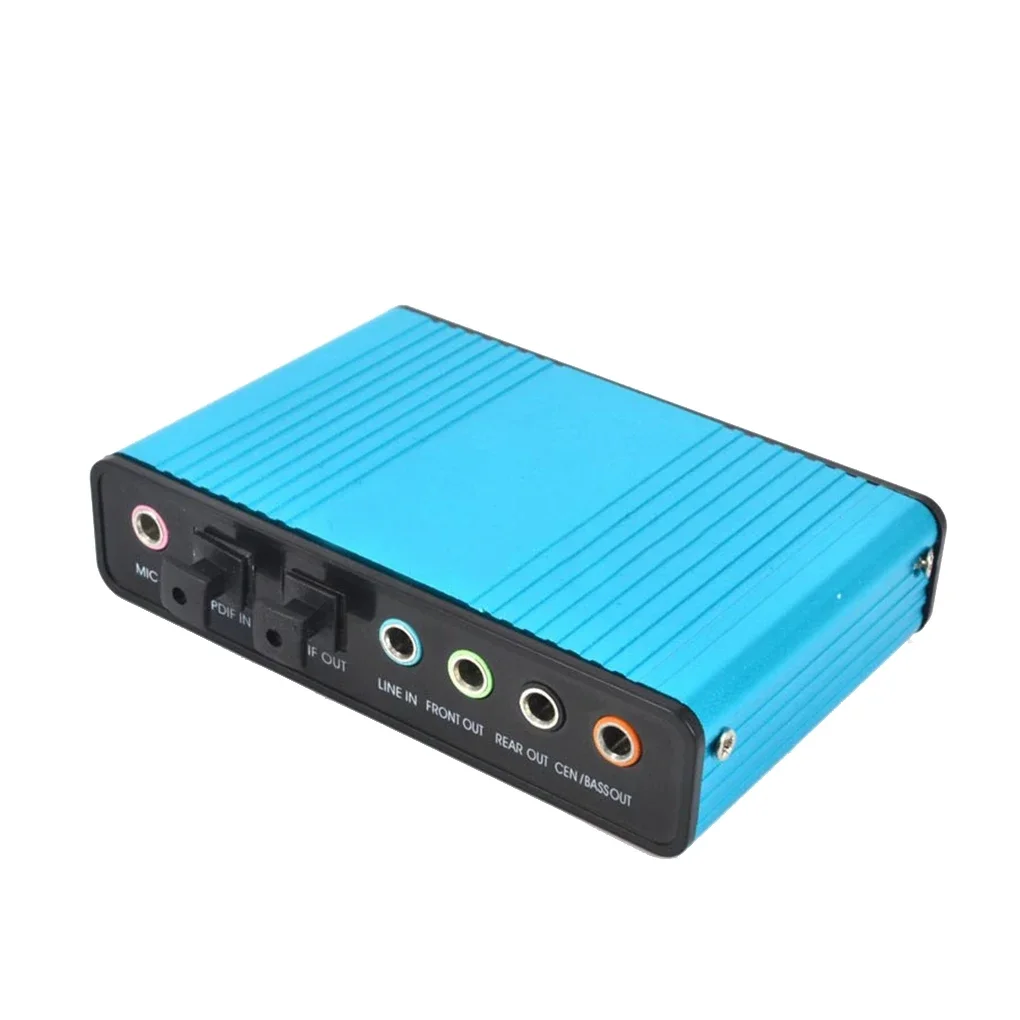 Звуковая карта USB 2.0, 6-кана – обзор и цена Usb Sound Card External