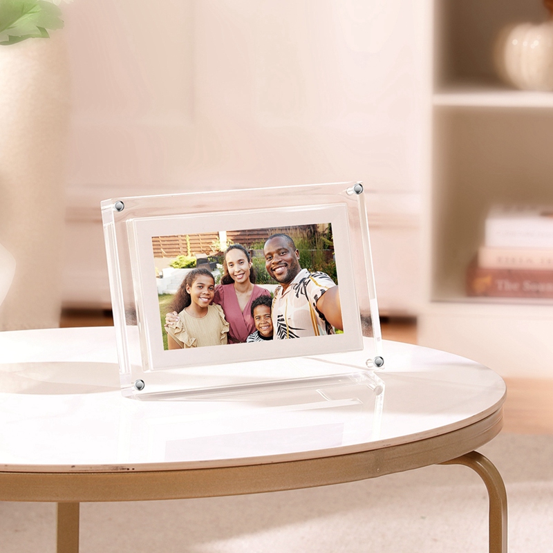 Новая 7-дюймовая прозрачная ак – обзор и цена Digital Photo Frame Wifi