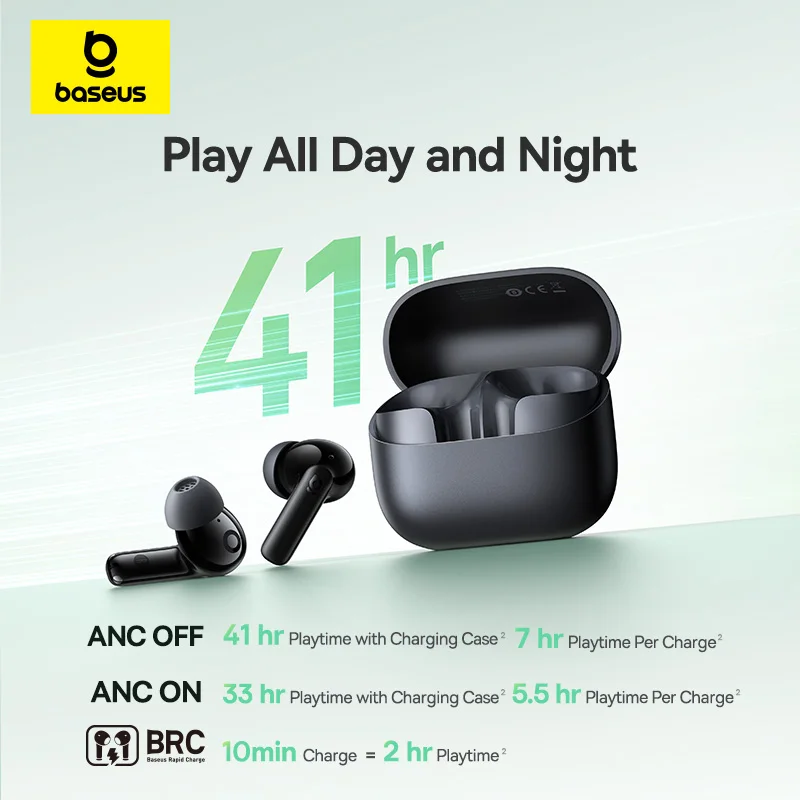 Беспроводные наушники Baseus B – обзор и цена Earbuds Anc Wireless