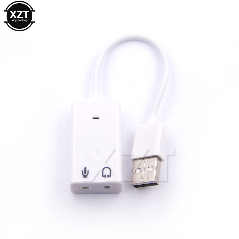 3D белая 2,0 Виртуальная 7,1 к – обзор и цена Usb Sound Card External